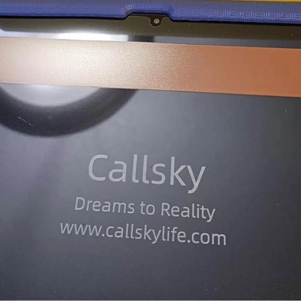 Blue Tablet with Protective Case-Tablet, 10.1 Inch Android 15 Tablet